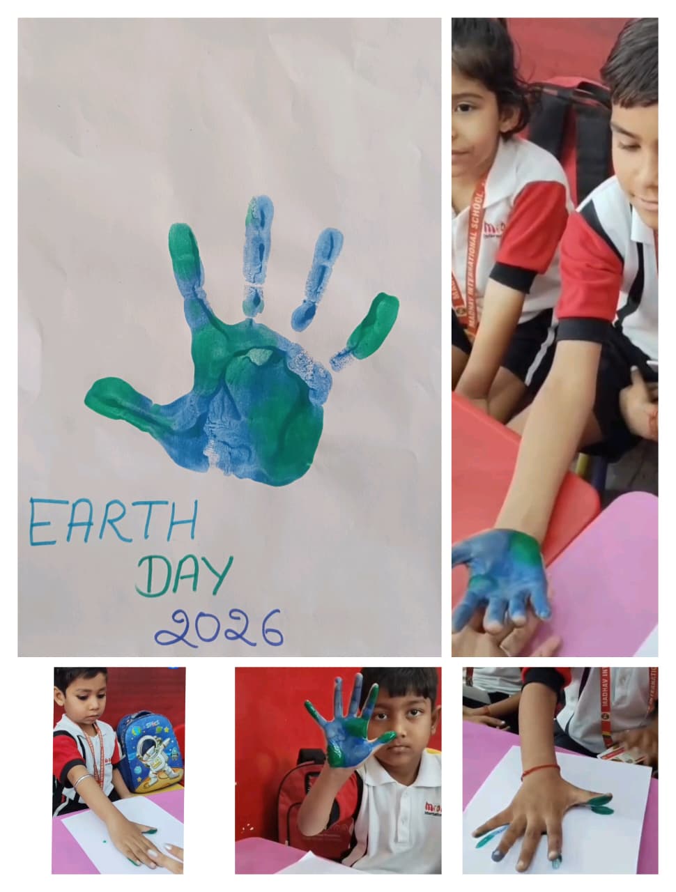 Activity: Earth Day Handprint - Madhav International School